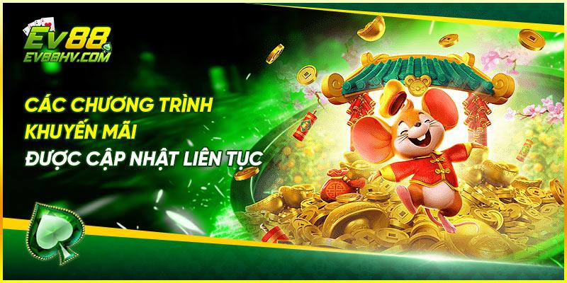 Các chương trình khuyến mãi được cập nhật liên tục